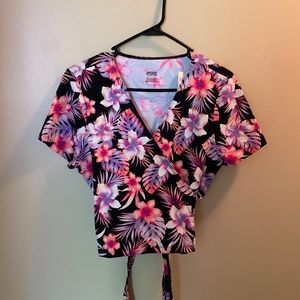 VS wrap around tropical shirt